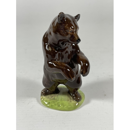 793 - A BESWICK BROWN GLOSS BEAR MODEL