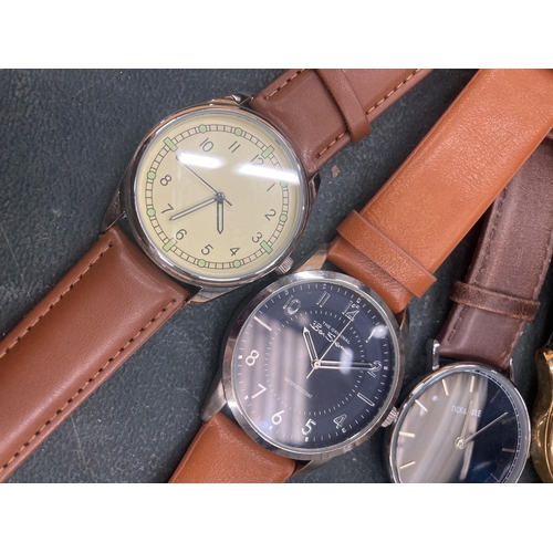 118 - FOUR WRISTWATCHES TO INCLUDE BEN SHERMAN, LIMIT, ETC