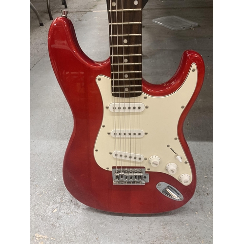 161 - A 'GEAR4MUSIC' RED ELECTRIC GUITAR