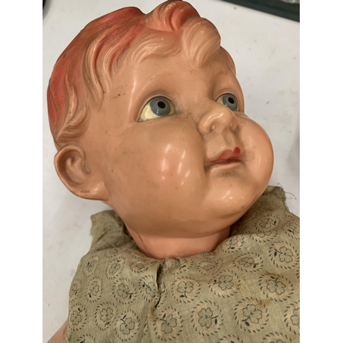 241 - TWO LARGE 1950'S DOLLS