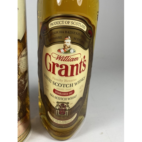 339 - 1 X 70CL BOXED BOTTLE - WILLIAM GRANTS FINEST SCOTCH WHISKY