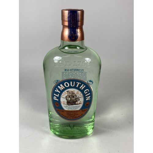 347 - 1 X 70CL BOTTLE - PLYMOUTH GIN