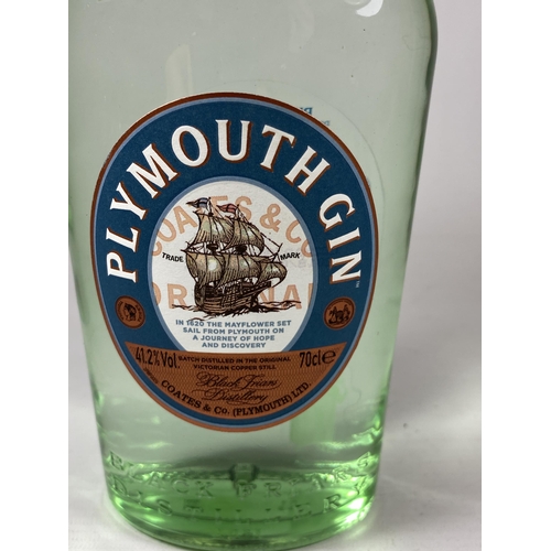 347 - 1 X 70CL BOTTLE - PLYMOUTH GIN