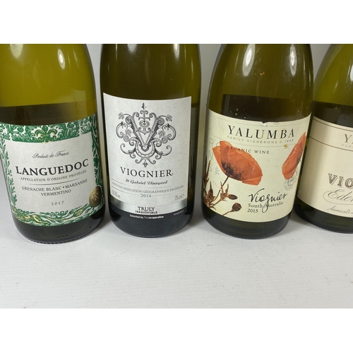 354 - 6 X MIXED BOTTLES OF WHITE WINE - 5 X VIOGNIER & LANGUEDOC