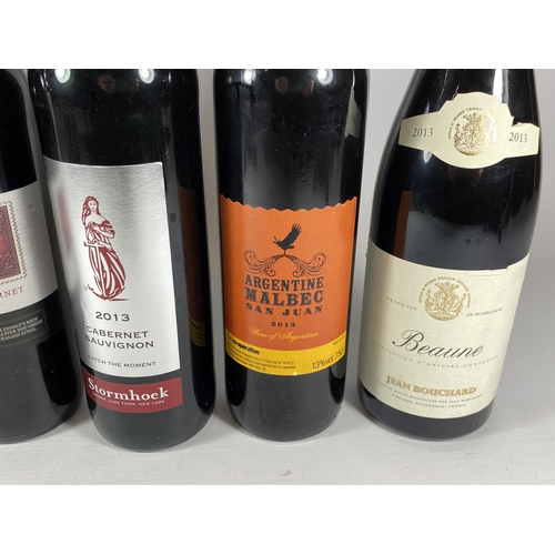 355 - 6 X MIXED BOTTLES OF RED WINE - ZURRIAGO, RESALSO ETC