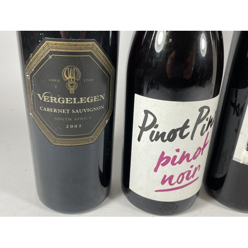 358 - 4 X MIXED BOTTLES OF RED WINE - CRASTO, VERGELEGEN ETC