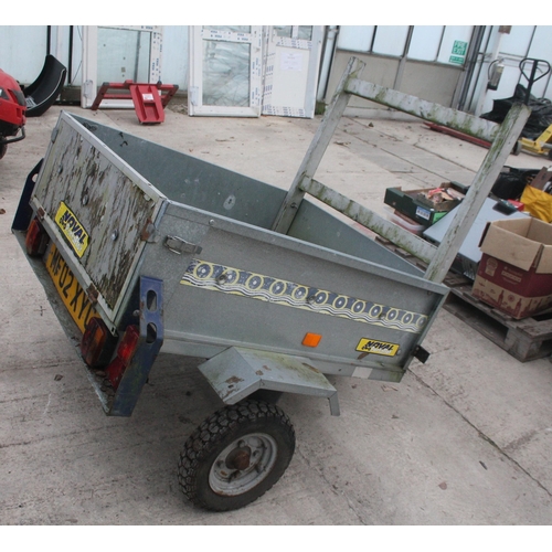 104 - PORTAFLOAT CAR TRAILER  NO  VAT