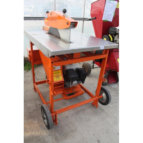 119 - A REDBAND CIRCULAR SAW WITH A 5.5 HONDA ENGINE  NO VAT