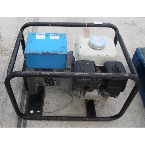 136 - A HONDA GENERATOR 110 X 250 WORKING ORDER NO VAT