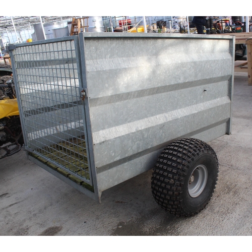 148 - A QUAD SHEEP TRAILER ON BALLOON TYRES  PLUS VAT