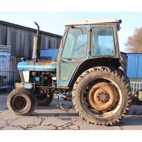 179 - A FORD 6610 2 WHEEL DRIVE TRACTOR B287 YMA  FIRST REG 04/01/85 WITH LOG BOOK WITH SPARE REAR WHEEL &... 