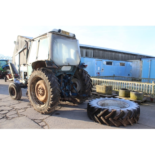 179 - A FORD 6610 2 WHEEL DRIVE TRACTOR B287 YMA  FIRST REG 04/01/85 WITH LOG BOOK WITH SPARE REAR WHEEL &... 