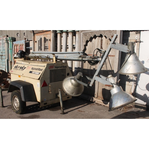 208 - A INGERSOLL RAND DIESEL ENGINE LIGHTING RIG PLUS VAT