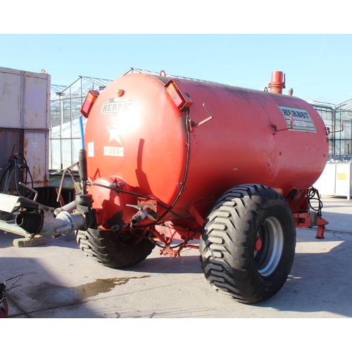 290A - HERBST 1350 GALLON SLURRY TANK PTO IN THE PAY OFFICE (Retirement Sale) + VAT