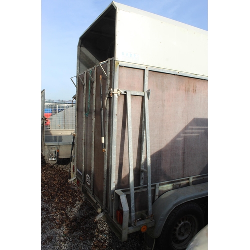 298 - HORSE TRAILER WITH LIFT-OFF BODY   PLUS VAT