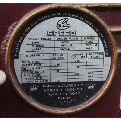 8 - A HAWKER SIDDELEY SINGLE PHASE BAND SAW  NO VAT