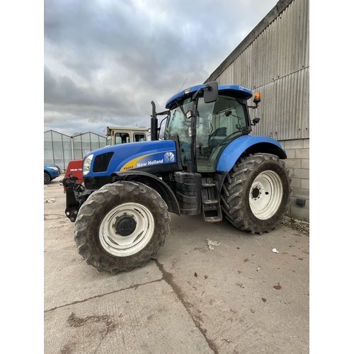 175 - A NEW HOLLAND T6050 RANGE COMMAND TRACTOR AE09 HYV APPROX 10000 HOURS RECENT FULL SERVICE WHILST ALL... 