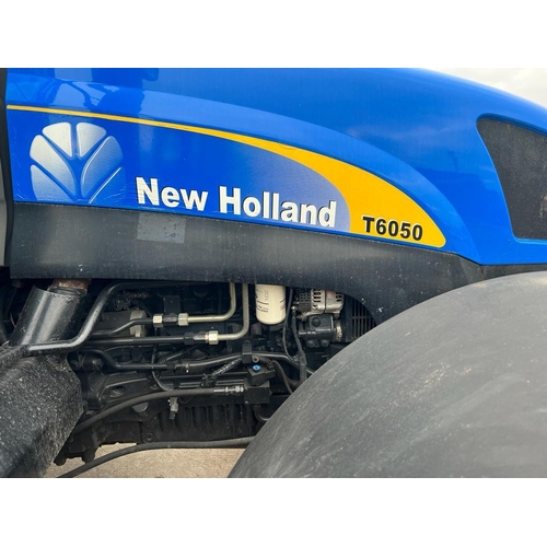 175 - A NEW HOLLAND T6050 RANGE COMMAND TRACTOR AE09 HYV APPROX 10000 HOURS RECENT FULL SERVICE WHILST ALL... 