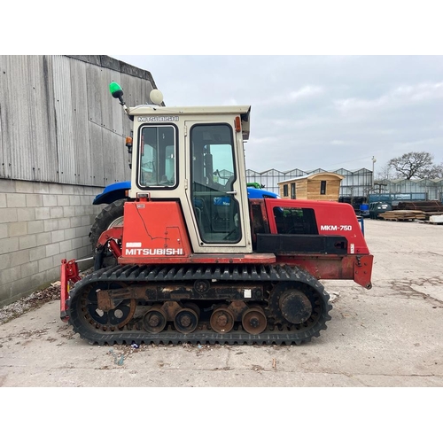 180 - A MITSUBISHI MKM-750 CRAWLER  WITH 'A' FRAME   
+ VAT