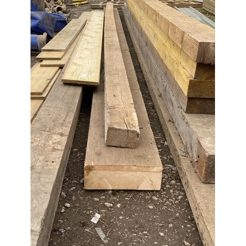 1250A - 18 UNUSED TIMBERS 4 - 4.8M 175MM X 75MM  1- 2.54M 150MM X75MM 10 VARIOUS LENGTHS 200MM X 25MM 1 - 6M... 