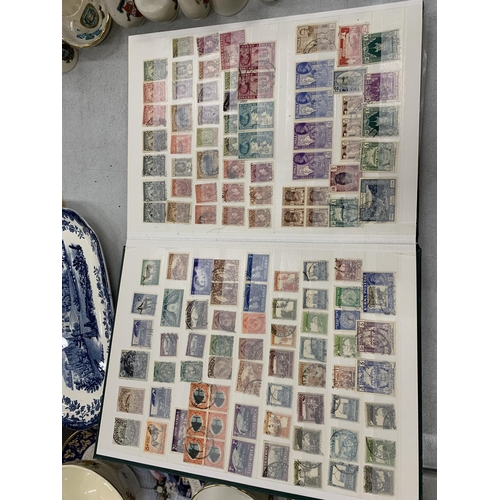 835 - A STAMP ALBUM FROM THE 1900'S WITH VARIOUS COUNTRIES STAMPS