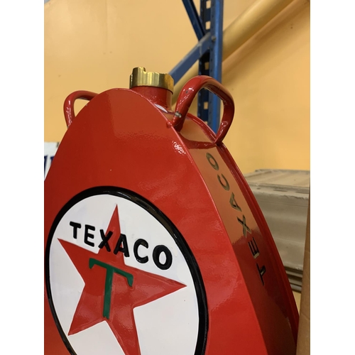 867 - A RED TEXACO PETROL CAN