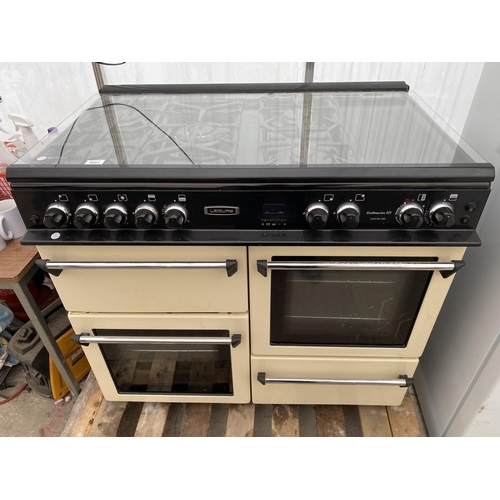 2051 - A CREAM LEISURE COOKMASTER 101 GAS RANGE COOKER (LENGTH 100CM)