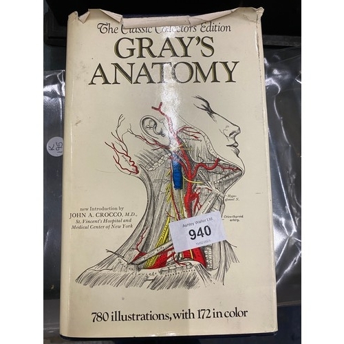 940 - A CLASSIC COLLECTORS EDITION 'GRAY'S ANATOMY'