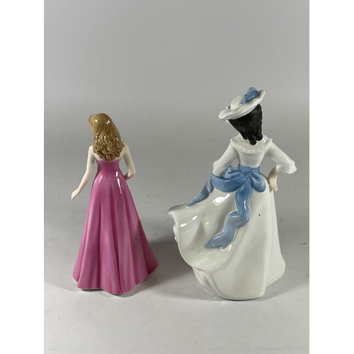 775 - TWO ROYAL DOULTON LADY FIGURES - PISCES HN5347 & MARGARET HN2397