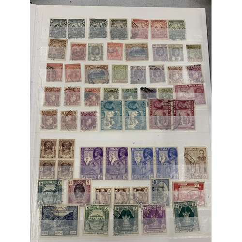 835 - A STAMP ALBUM FROM THE 1900'S WITH VARIOUS COUNTRIES STAMPS