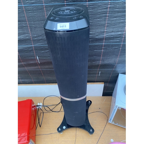 1411 - A TALL LENCO IPOD DOCKING SPEAKER