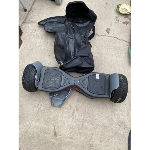 1537 - A TWO WHEELED HOVER BOARD FOR SPARES AND REPAIRS