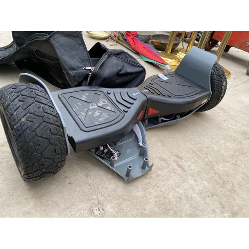 1537 - A TWO WHEELED HOVER BOARD FOR SPARES AND REPAIRS