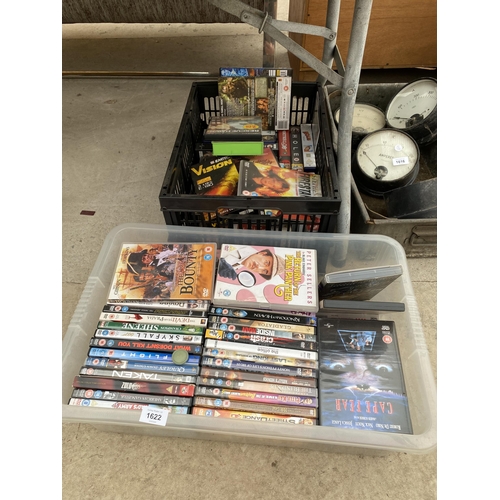 1622 - AN ASSORTMENT OF DVDS