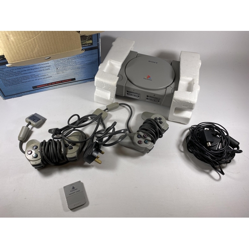 315 - A BOXED PLAYSTATION 1 VALUE PACK CONSOLE