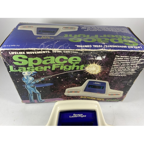 321 - A BOXED RETRO BAMBINO SPACE LASER FIGHT ARCADE GAME