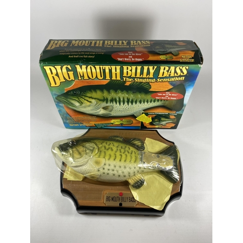 328 - A BOXED RETRO BIG MOUTH BILLY BASS THE SINGING SENSATION