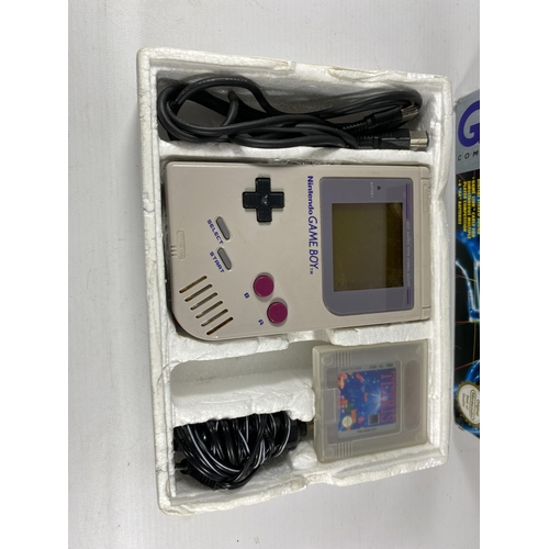 341 - A BOXED NINTENDO GAME BOY TETRIS EDITON GAMING CONSOLE