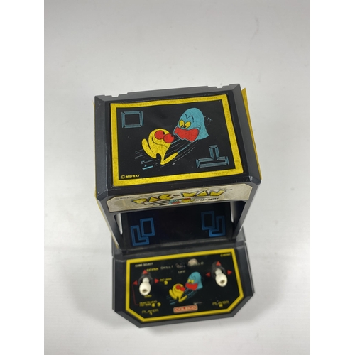 349 - A RETRO COLECO PAC MAN MIDWAY TABLE TOP ARCADE GAME