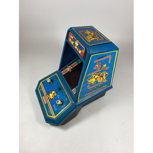 352 - A RETRO COLECO PAC MAN MIDWAY TABLE TOP ARCADE GAME