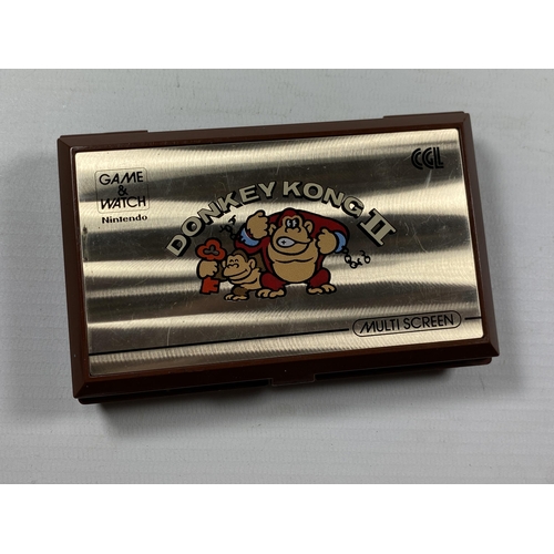 378 - A RETRO NINTENDO DONKEY KONG II GAME & WATCH