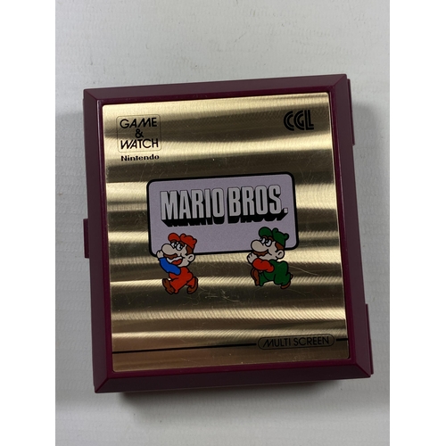 396 - A RETRO NINTENDO MARIO BROS GAME & WATCH