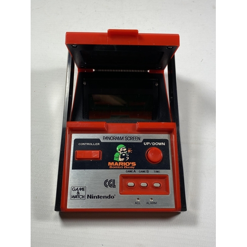 397 - A RETRO NINTENDO MARIO'S BOMBS AWAY GAME & WATCH