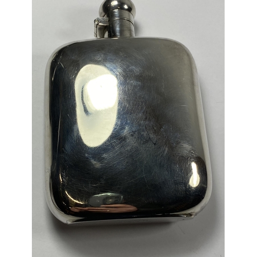 521 - A VICTORIAN THOMAS WILKINSON & SONS SILVER PLATED HIP FLASK