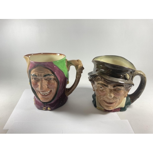 703 - TWO ROYAL DOULTON TOBY JUGS TO INCLUDE PADDY AND TOUCHSTONE