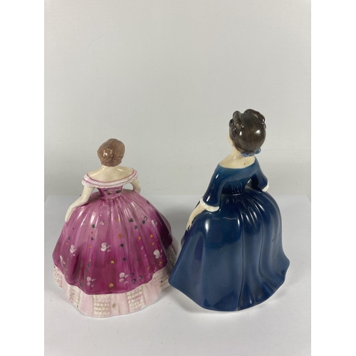 730 - TWO FIGURES - COALPORT KIMBERLEY & ROYAL DOULTON DEBBIE HN2385