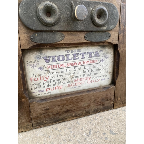 1532 - A VINTAGE AND RARE 1915 VIOLETTA PERFUME SPRAY AUTOMATION