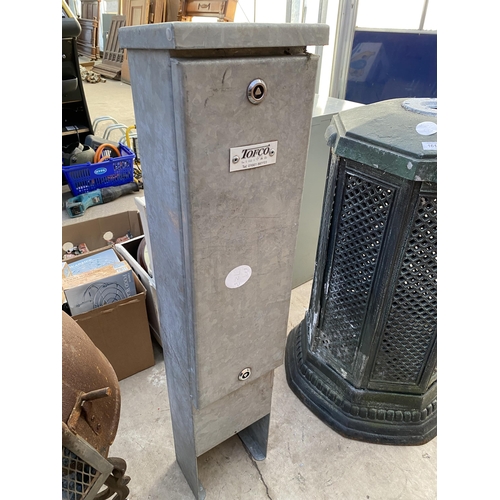 1615 - A STEEL LOCKABLE TOFCO UNIT