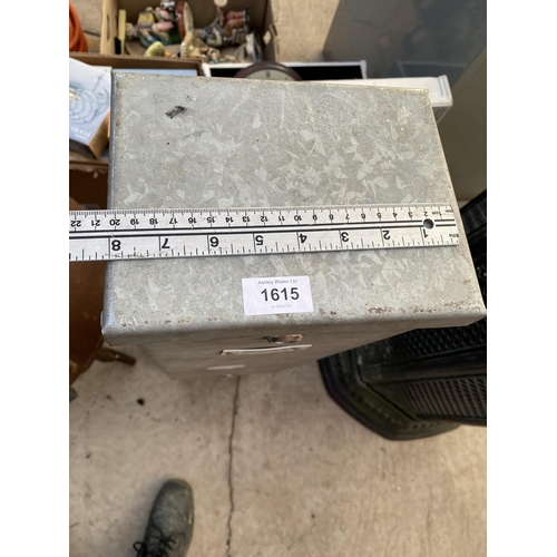 1615 - A STEEL LOCKABLE TOFCO UNIT