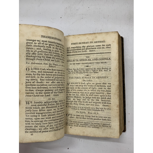 147 - AN 1822 BOOK OF COMMON PRAYER AND PSALMS FROM A COLLECTION OWNED BY J. A. MOTYER (ALEC MOTYER)